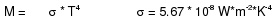 STEFAN-BOLTZMANN t�rv�ny